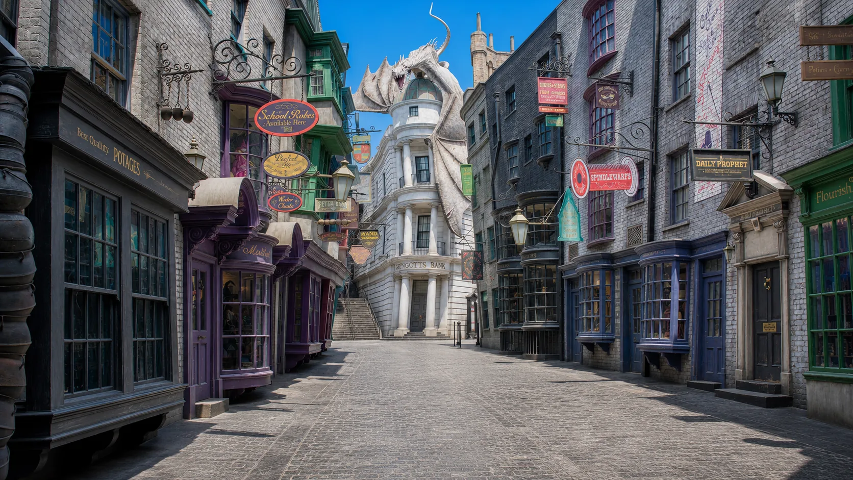 Diagon Alley en The Wizarding World of Harry Potter — Universal Studios Florida 2026
