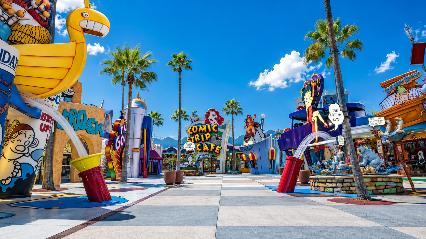 Toon Lagoon en Islands of Adventure
