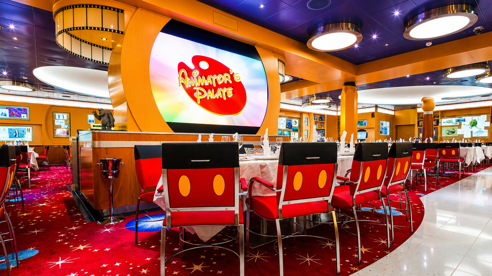 Animator's Palate, restaurante rotativo de Disney Cruise Line