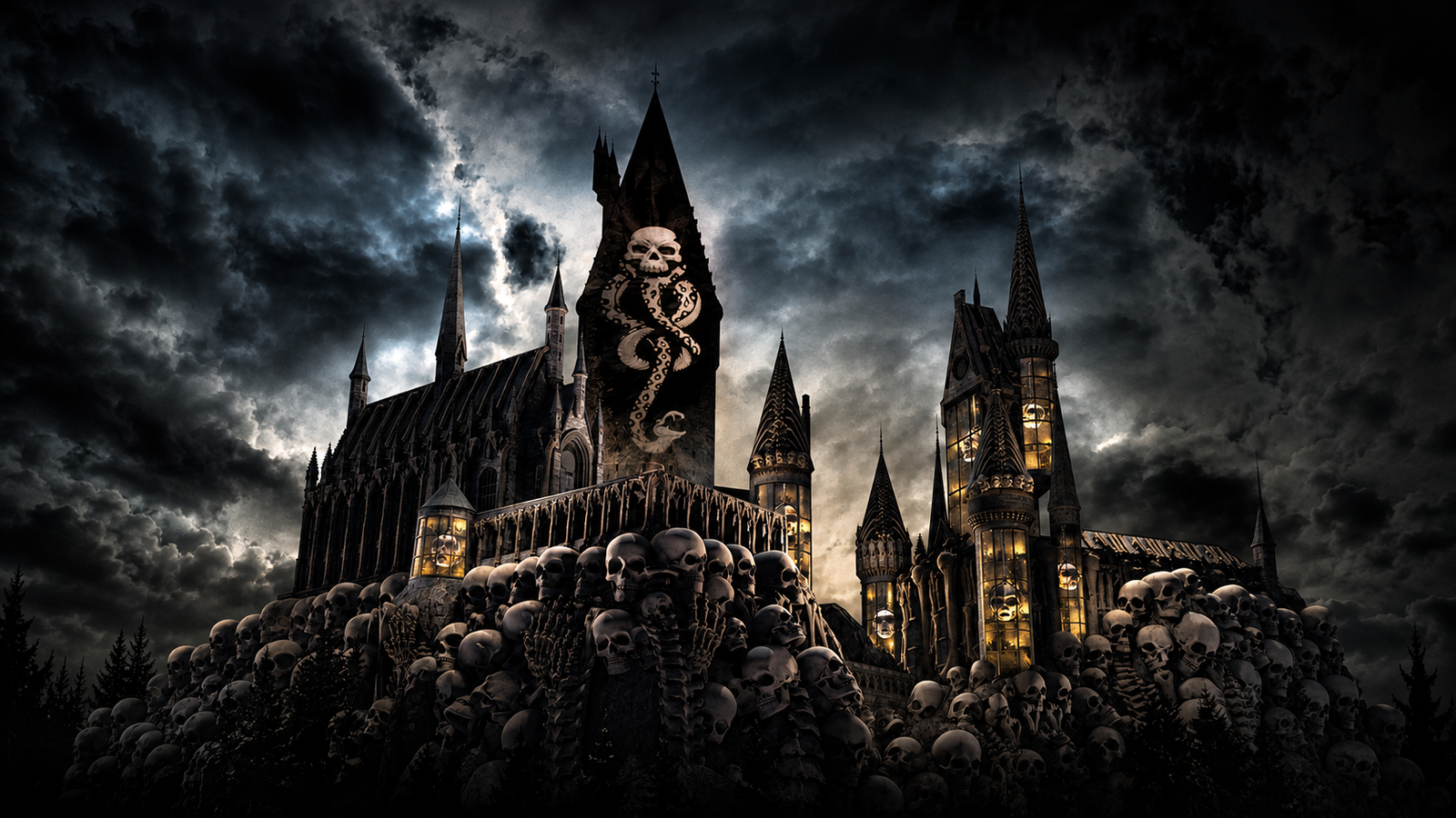 Dark Arts at Hogwarts Castle, show nocturno en Universal Orlando