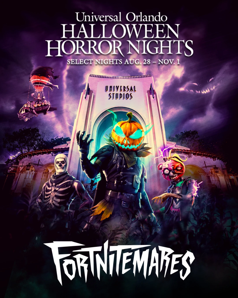 Fortnitemares: Freaky Fields, scare zone de Halloween Horror Nights 2026