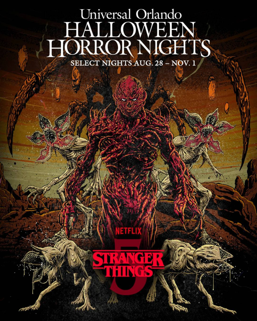 Stranger Things, casa embrujada de Halloween Horror Nights 2026