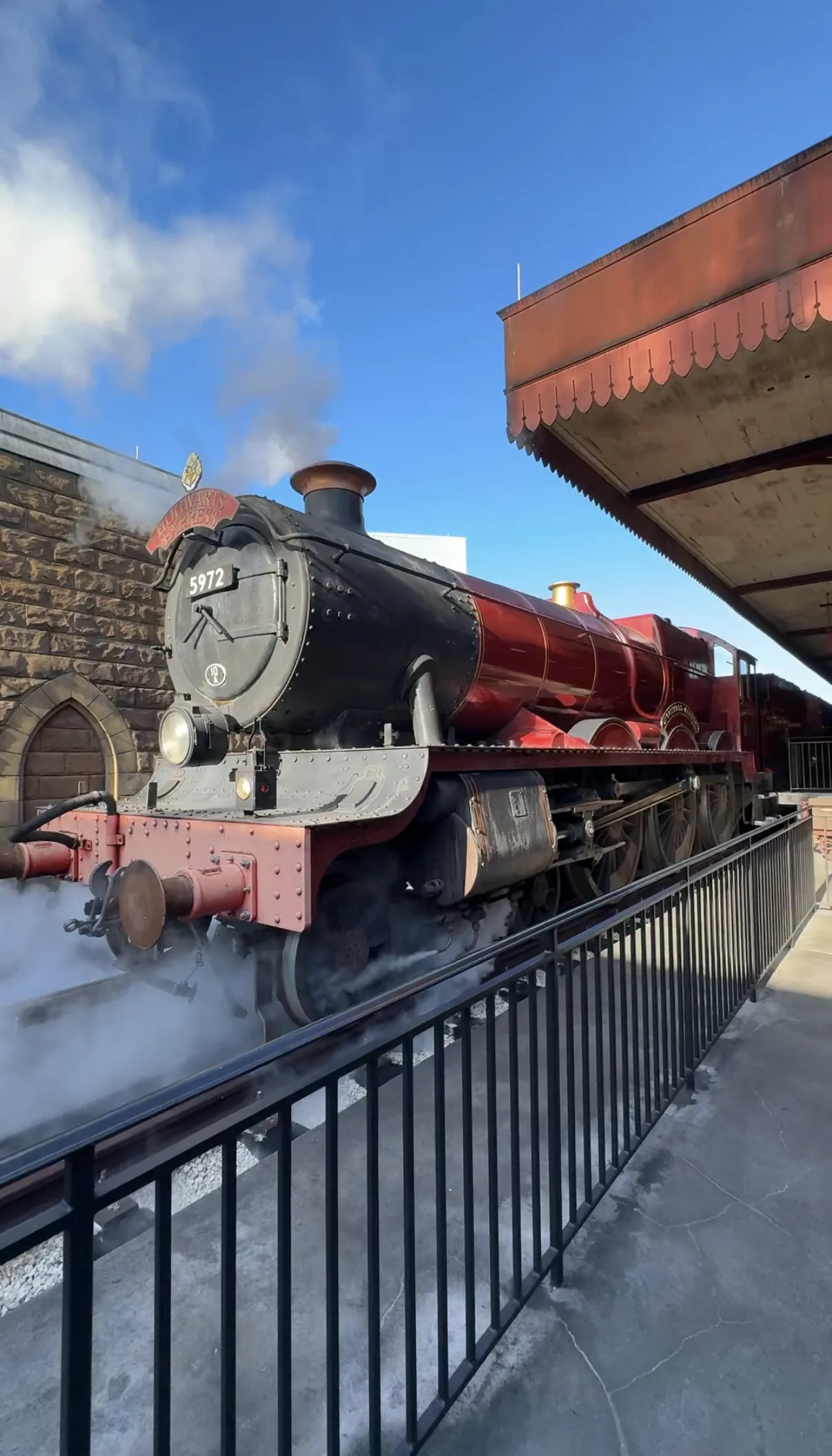 Hogwarts Express en la estación de Hogsmeade, Harry Potter Universal Orlando