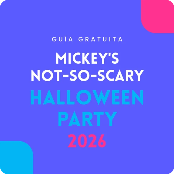 Portada de la guía gratuita de Mickey's Not So Scary Halloween Party 2026